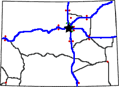 Colorado State Weigh Station Scale Map Colorado state weigh station map