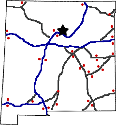 New Mexico State Weigh Station Scale Map New Mexico state weigh station map
